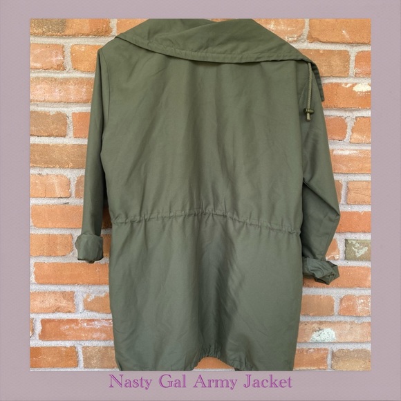 Nasty Gal Army Jacket - Picture 2 of 3